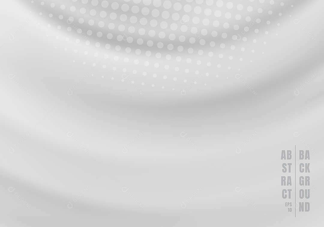 Background Branco Ondulado Abstrato Vetor EPS