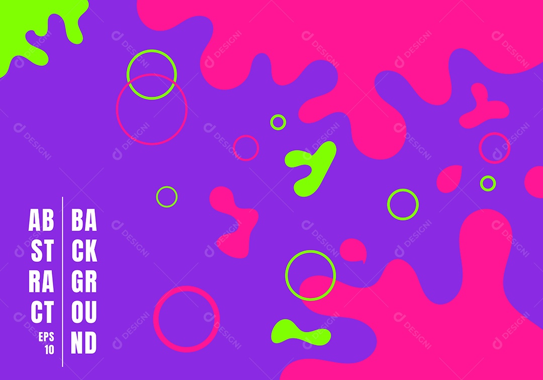 Background Ondas Dinâmicas Coloradas Fluidas Vetor EPS