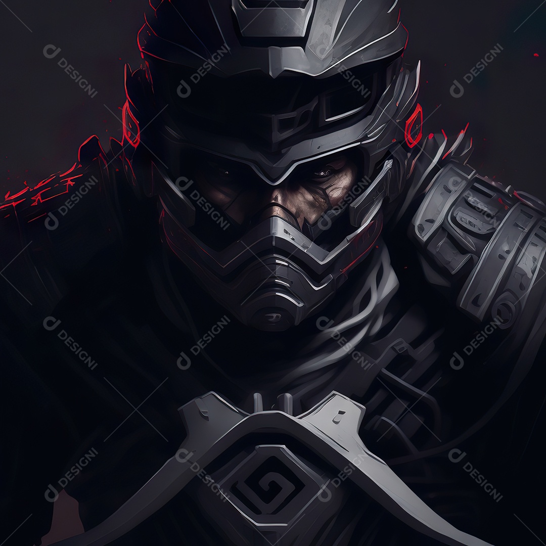 Imagem realista de motoqueiro