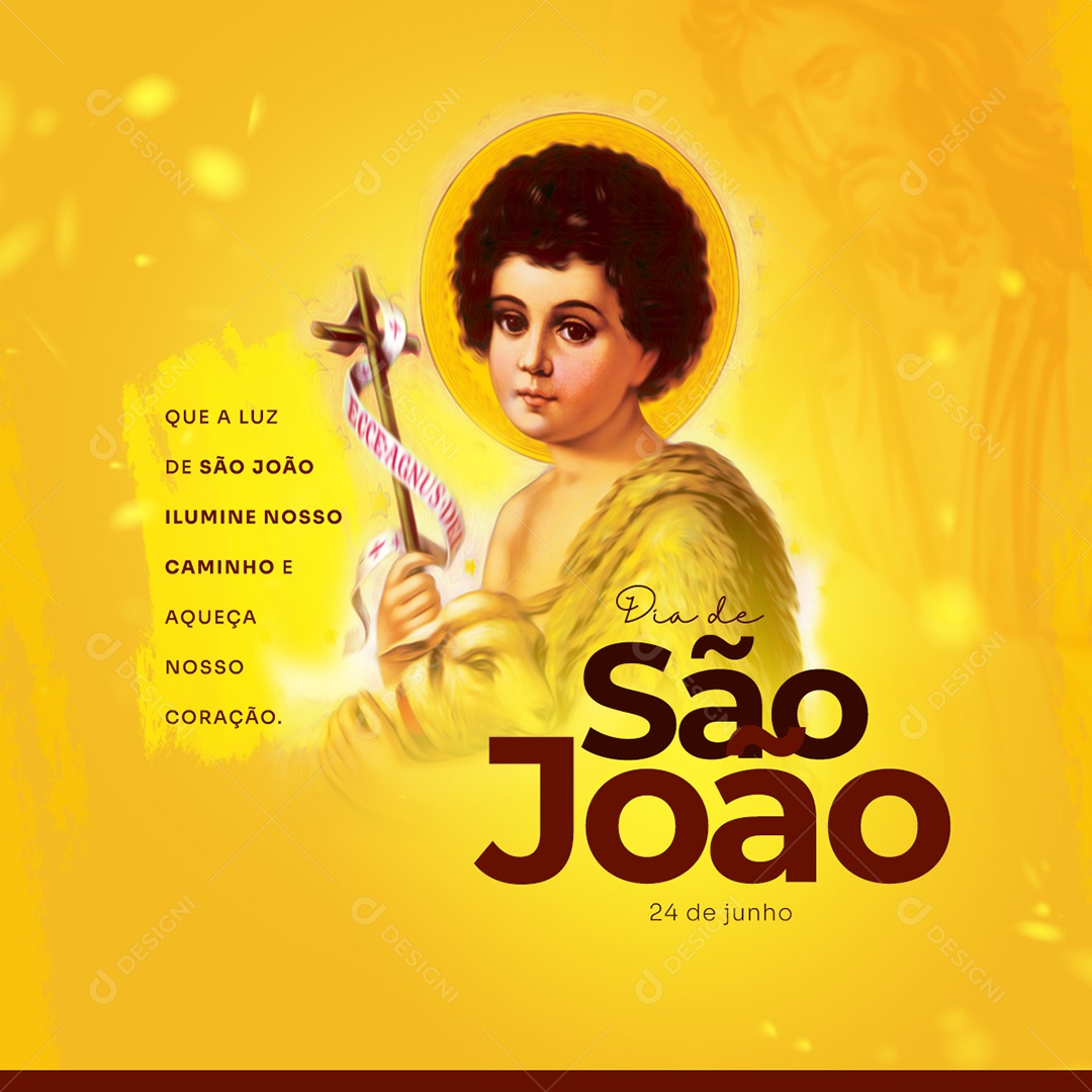 Aqueça Nosso Coração Dia De São João Social Media PSD Editável