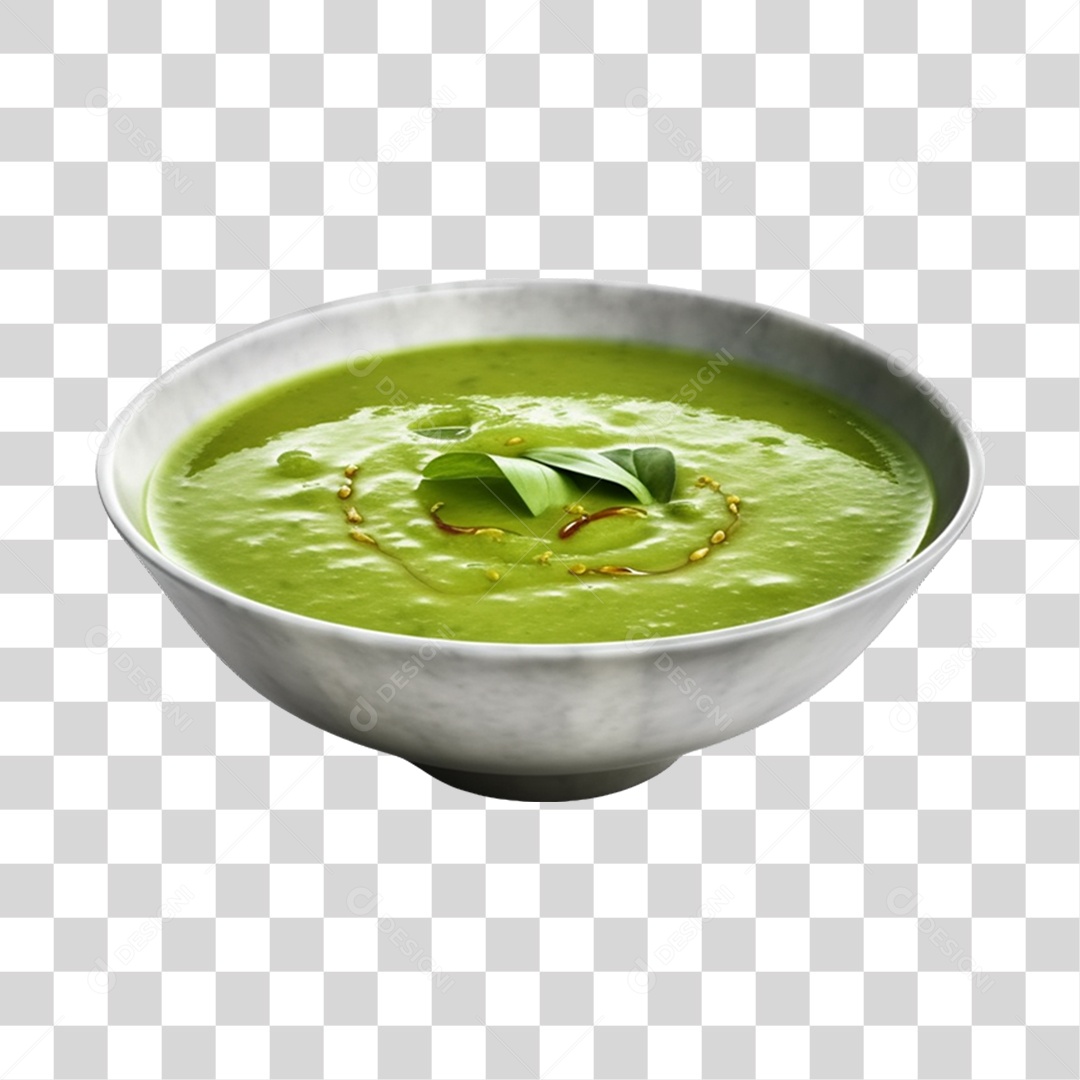 Caldo saboroso sobre uma tigela branca PNG Transparente