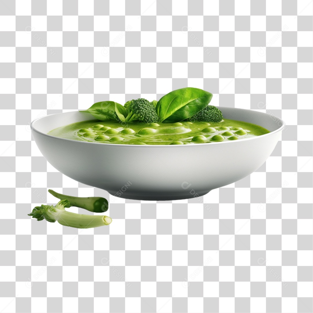 Caldo saboroso sobre uma tigela branca PNG Transparente