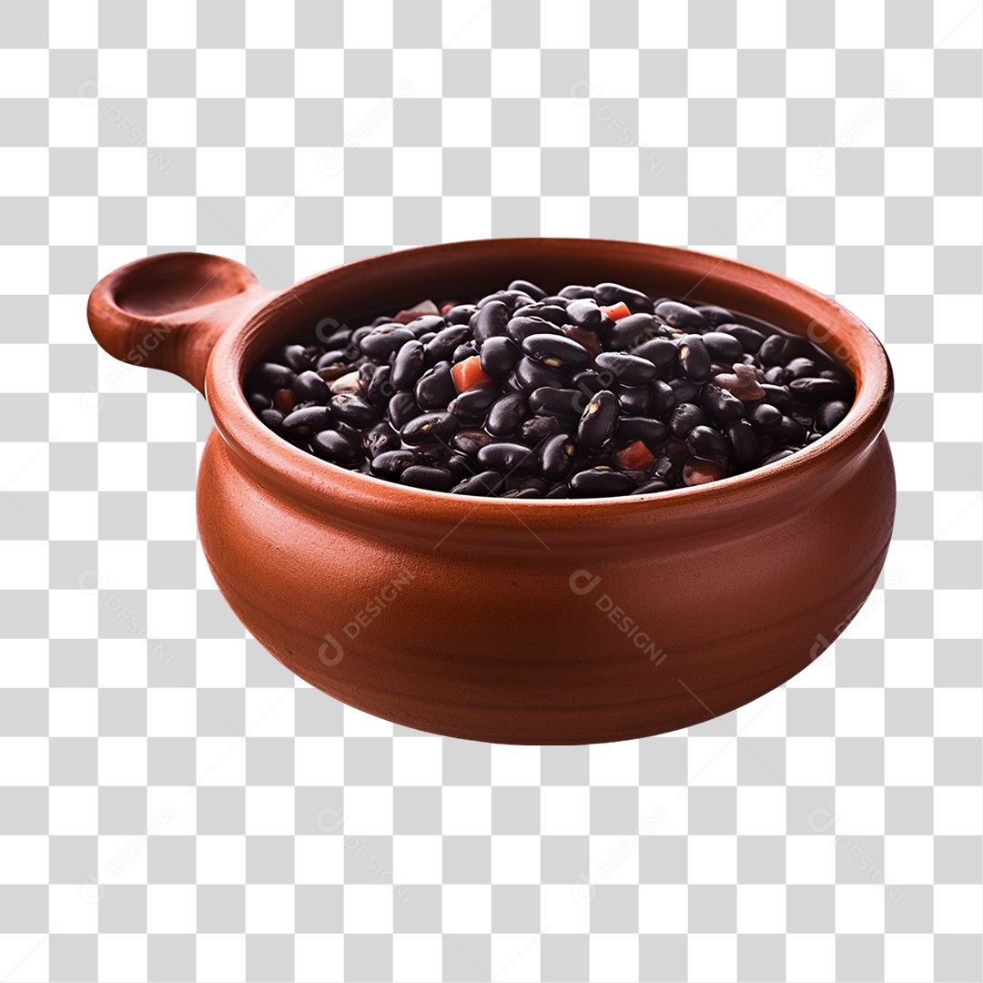 Panela de feijoada saborosa PNG Transparente