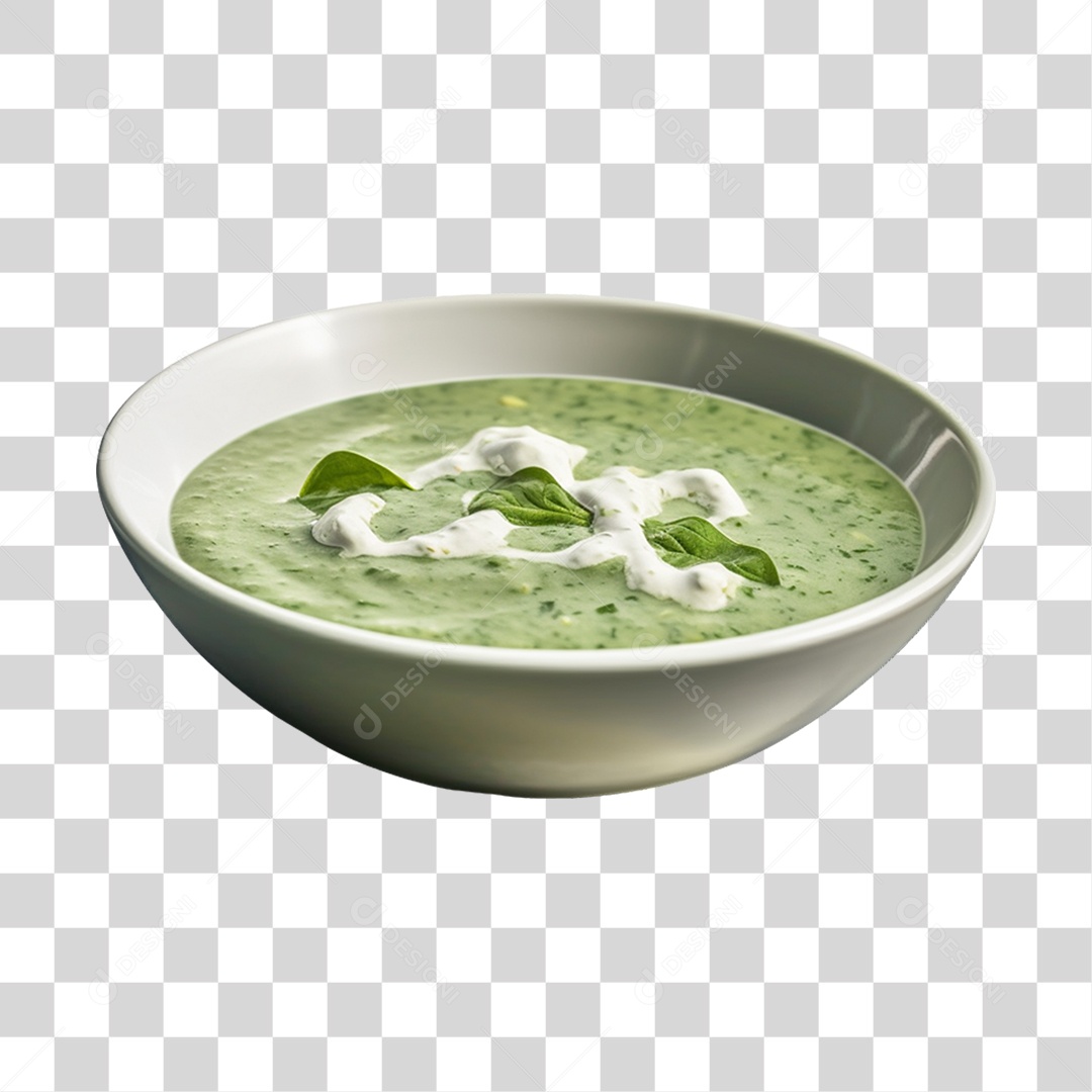 Caldo saboroso sobre uma tigela branca PNG Transparente