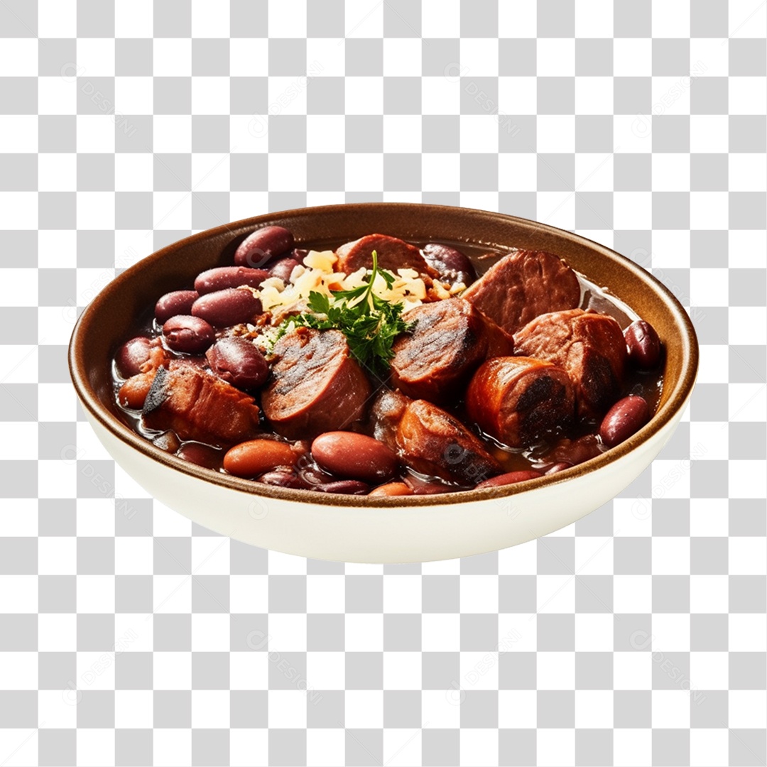 Panela de feijoada saborosa PNG Transparente