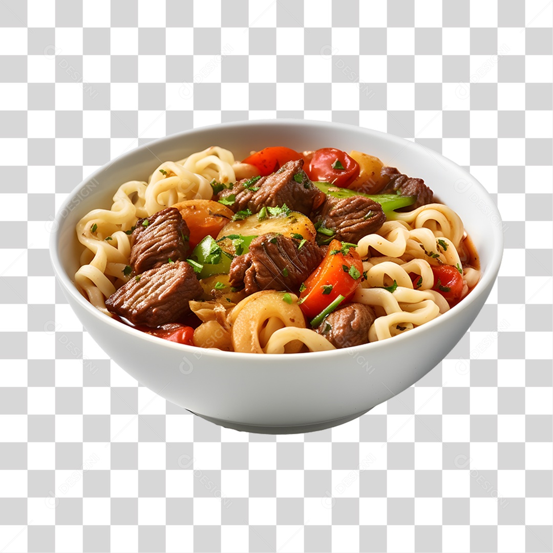 Caldo saboroso sobre uma tigela branca PNG Transparente