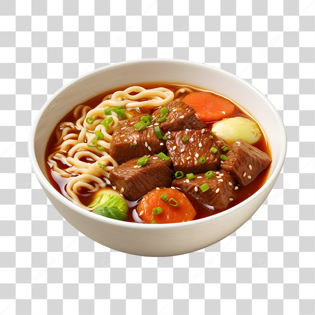 Caldo saboroso sobre uma tigela branca PNG Transparente