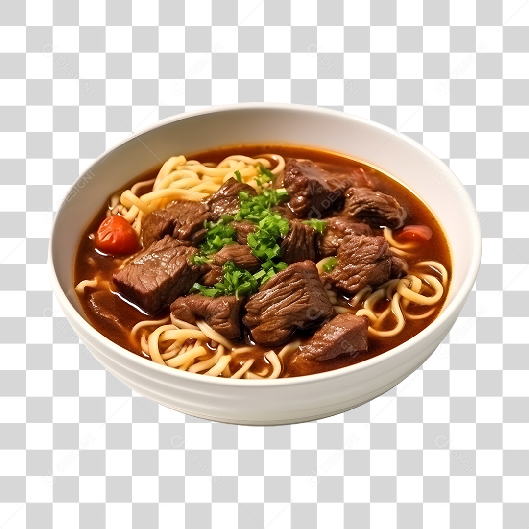 Caldo saboroso sobre uma tigela branca PNG Transparente