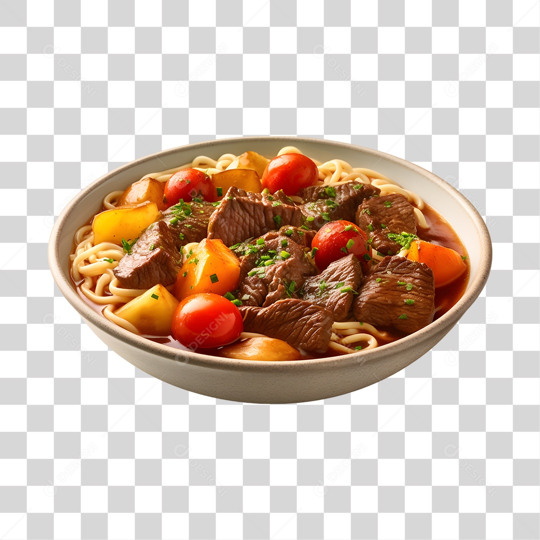 Caldo saboroso sobre uma tigela branca PNG Transparente