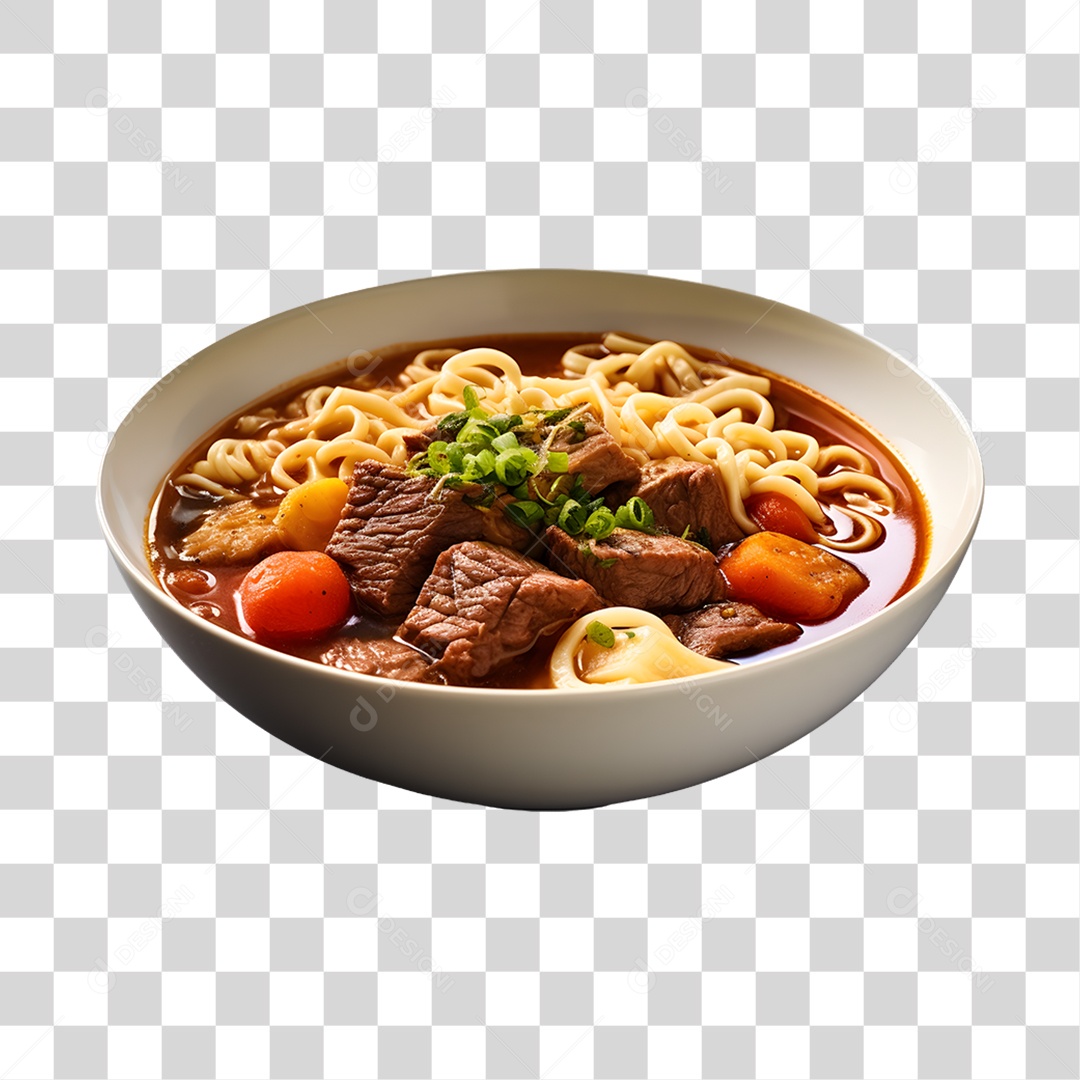Caldo saboroso sobre uma tigela branca PNG Transparente