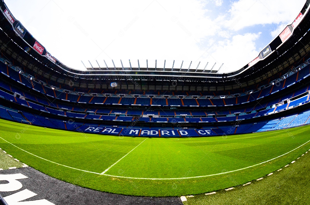 Detalhes do estádio de futebol