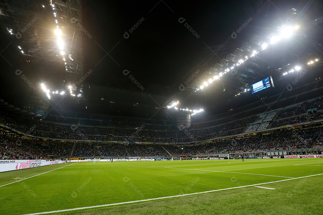 Detalhes do estádio de futebol