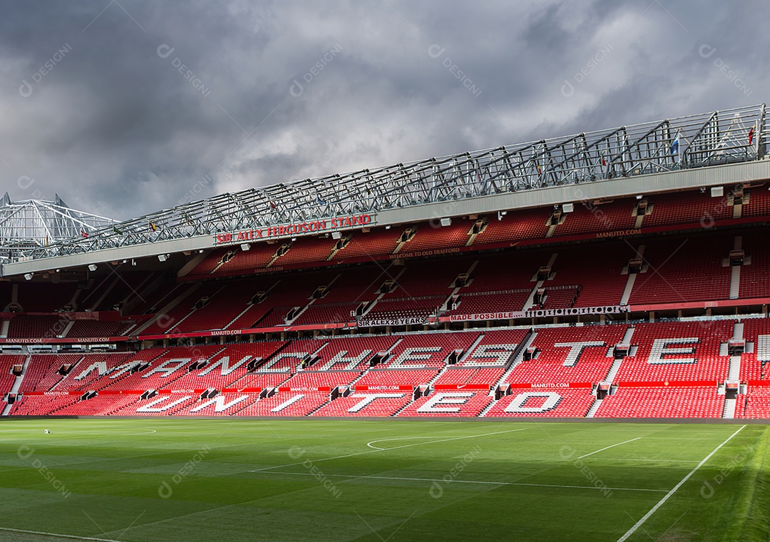 Detalhes do estádio de futebol