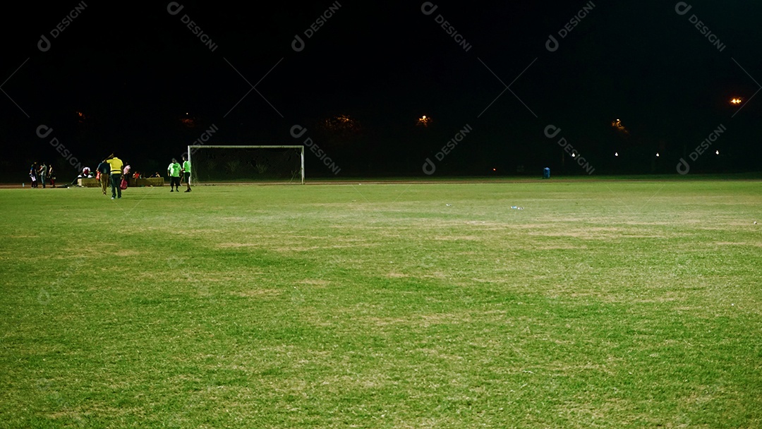 Detalhes de um estádio de futebol