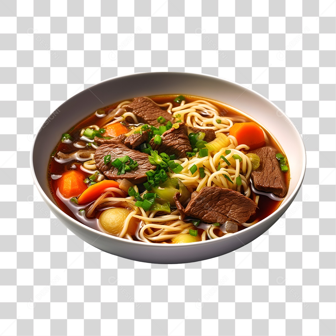 Caldo saboroso sobre uma tigela branca PNG Transparente