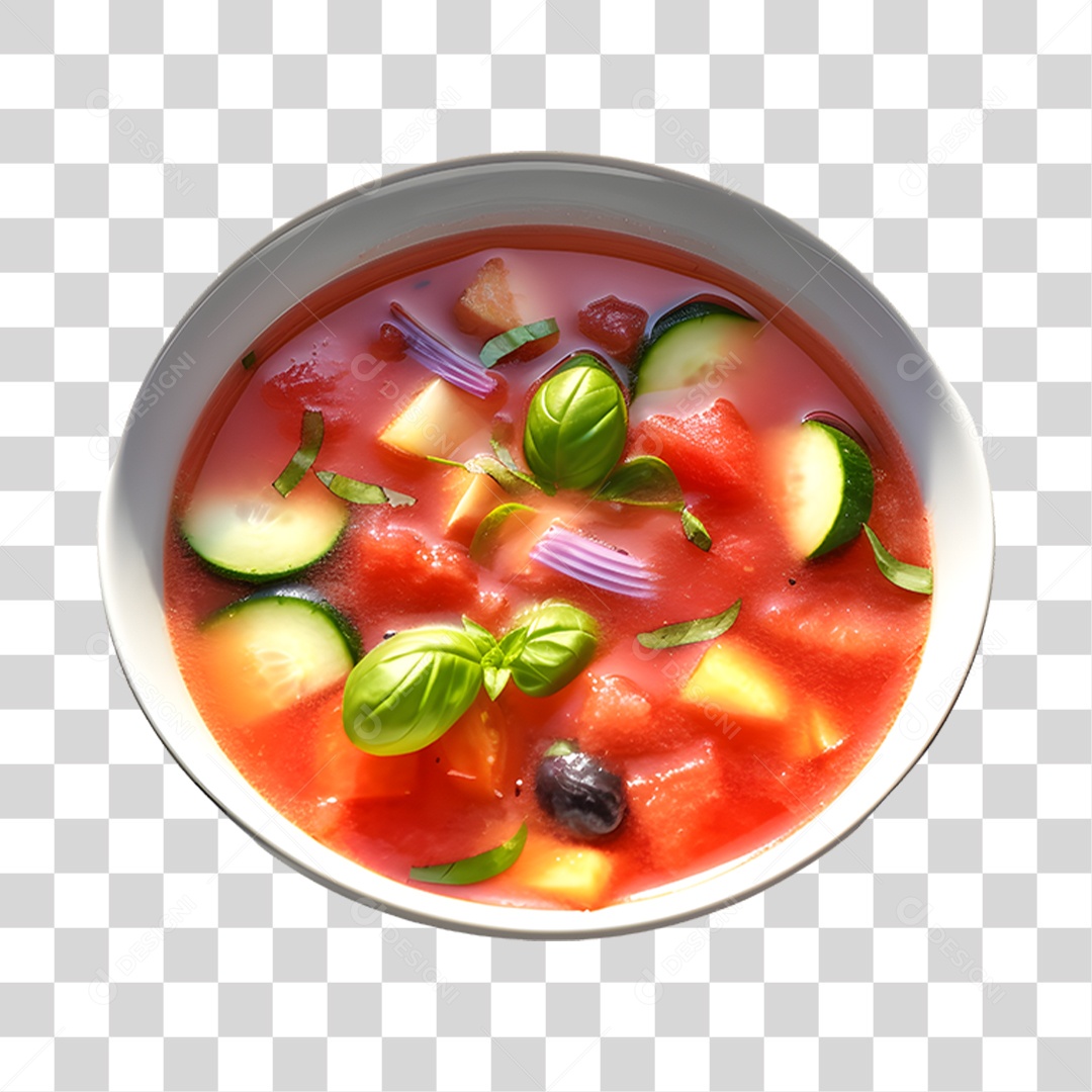 Caldo saboroso sobre uma tigela branca PNG Transparente