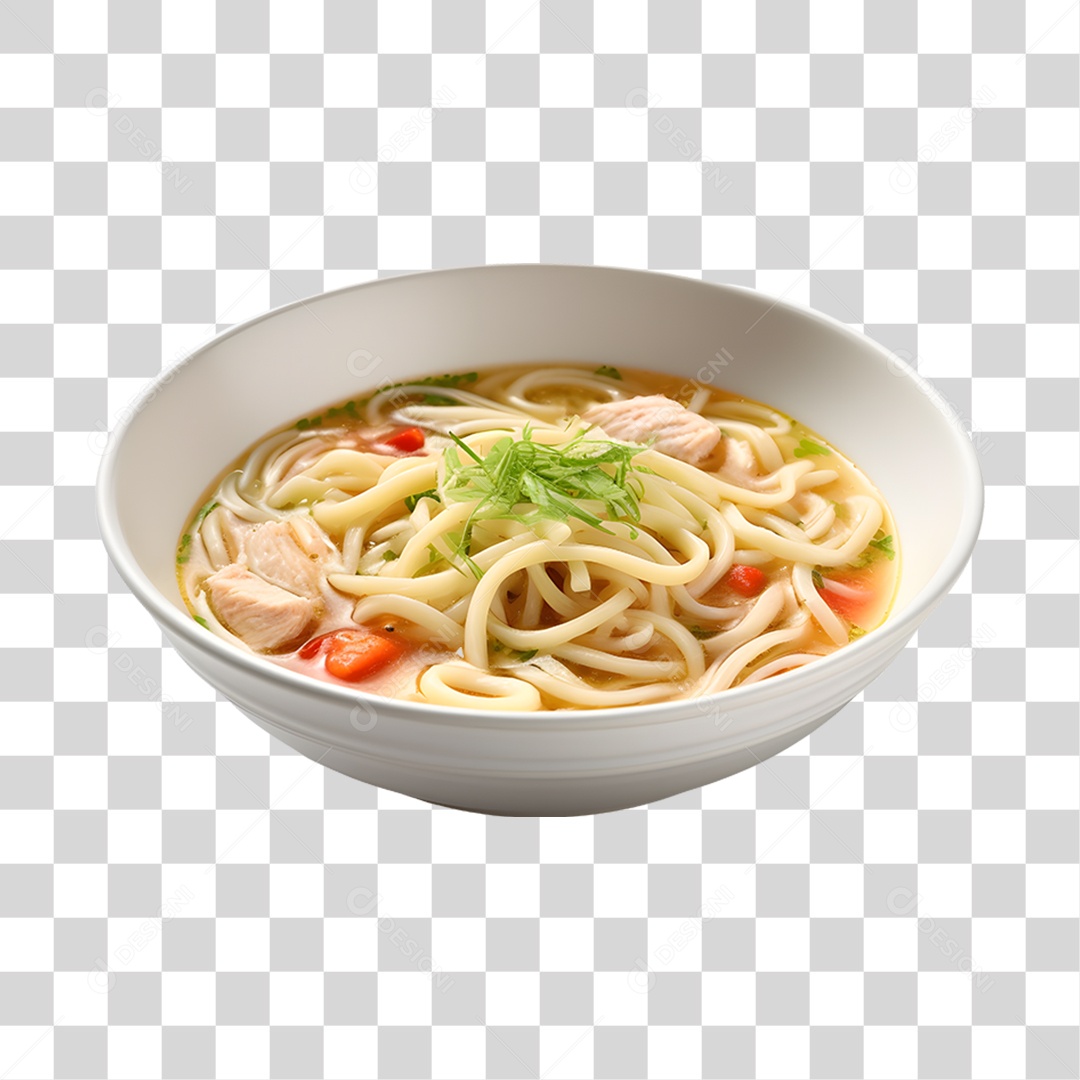 Caldo saboroso sobre uma tigela branca PNG Transparente