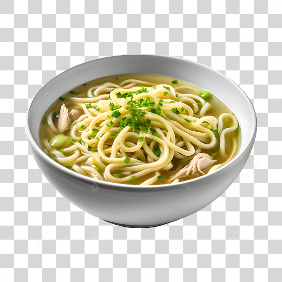 Caldo saboroso sobre uma tigela branca PNG Transparente