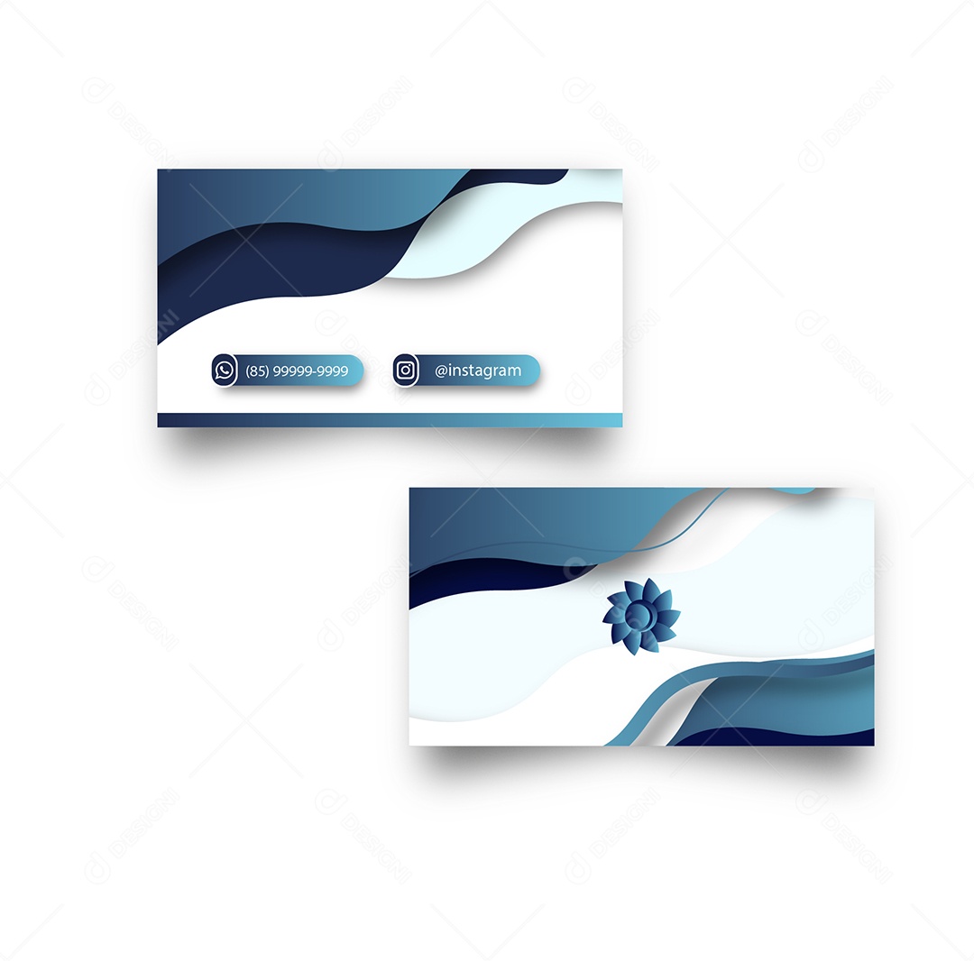 Mockup Cartão De Visitas AI Editável