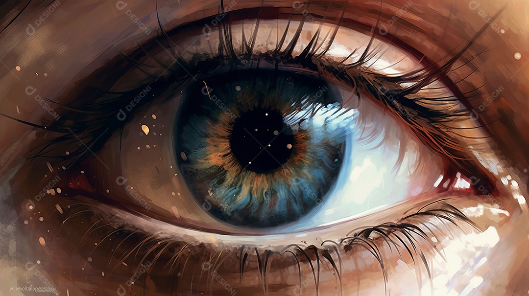 Dia mundial da visão 8 de outubro Generative AI.