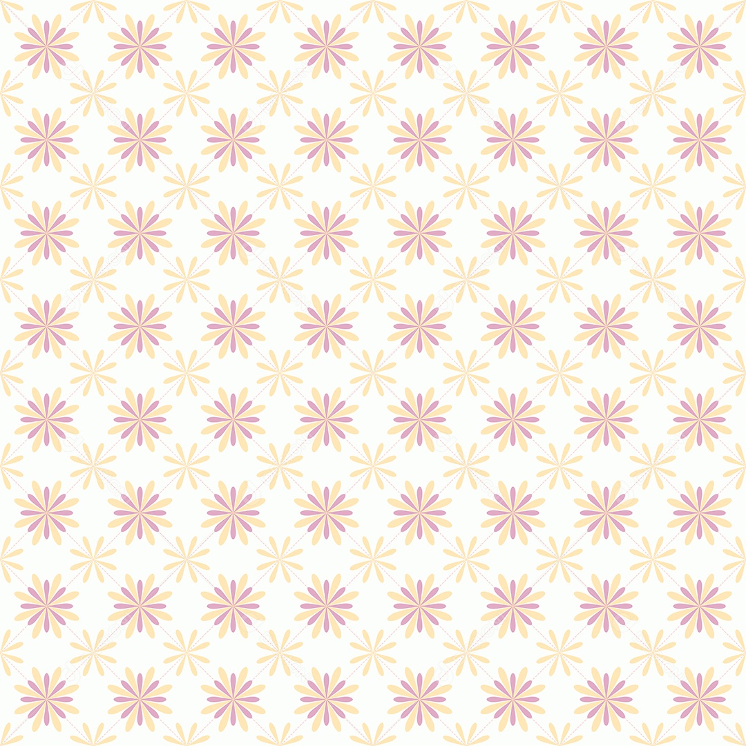 Vetor de Fundo Padrão de Flor EPS