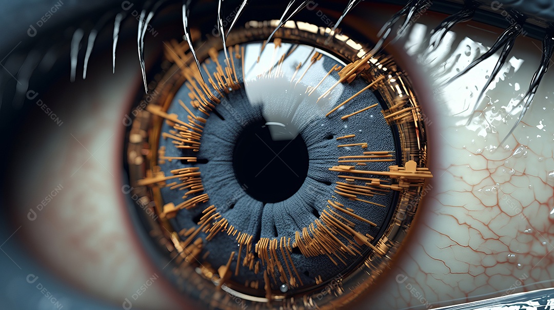 Dia mundial da visão 8 de outubro Generative AI.