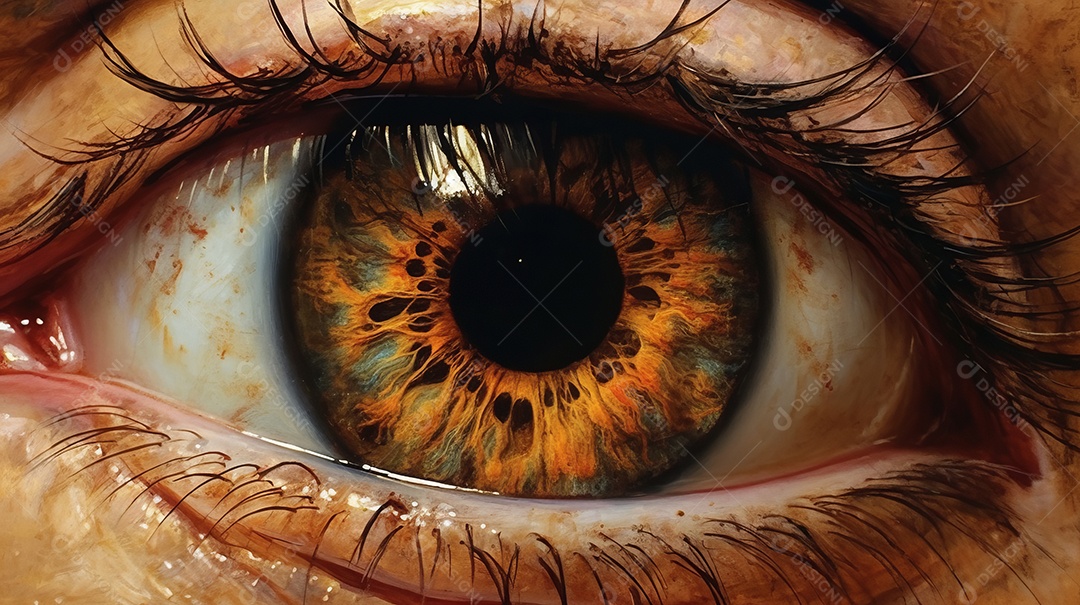 Dia mundial da visão 8 de outubro Generative AI.