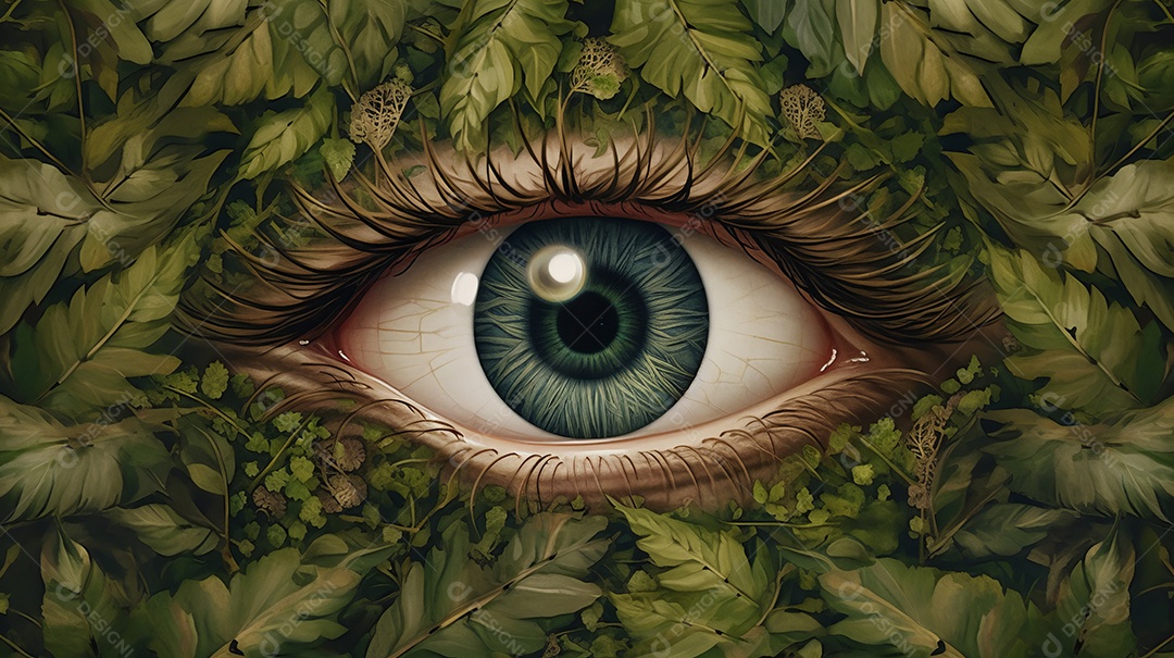 Dia mundial da visão 8 de outubro Generative AI.