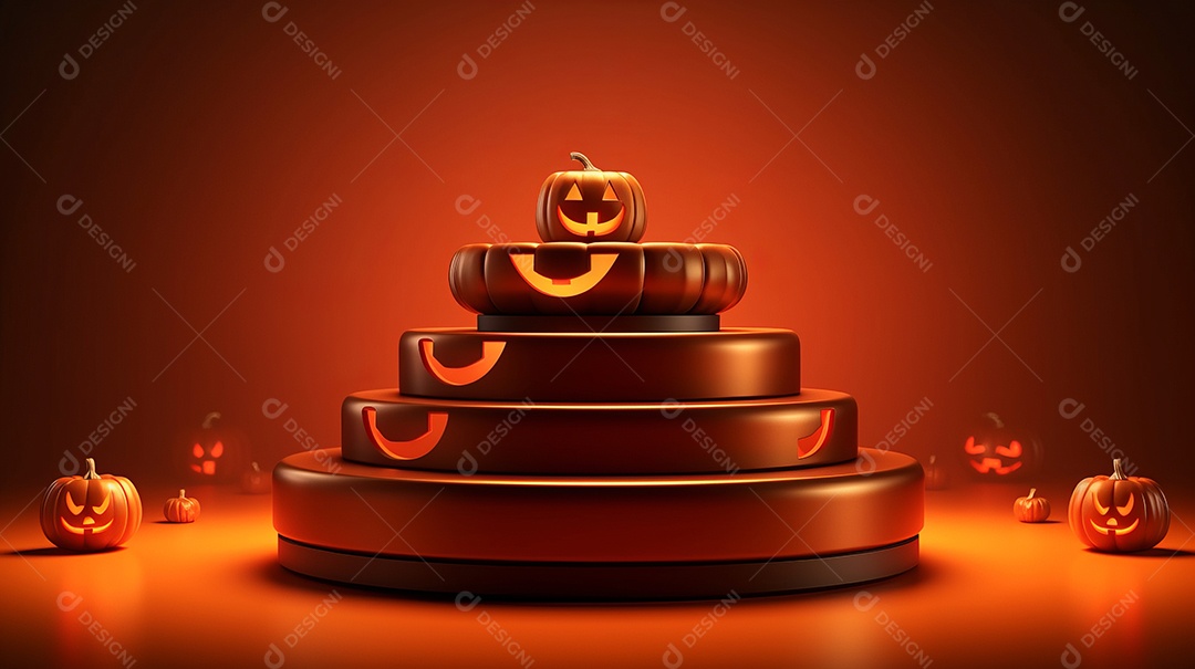 Cenário de Halloween.