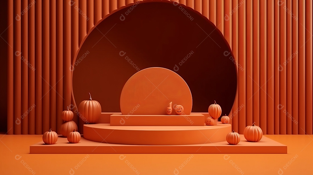 Cenário de Halloween.