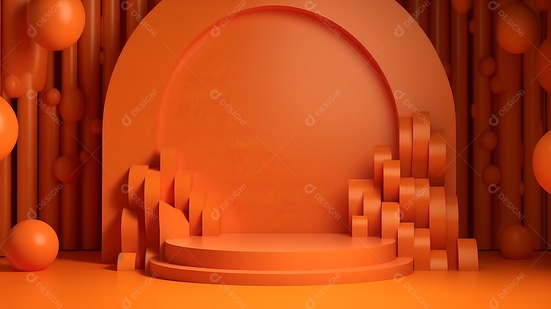 Cenário de Halloween.