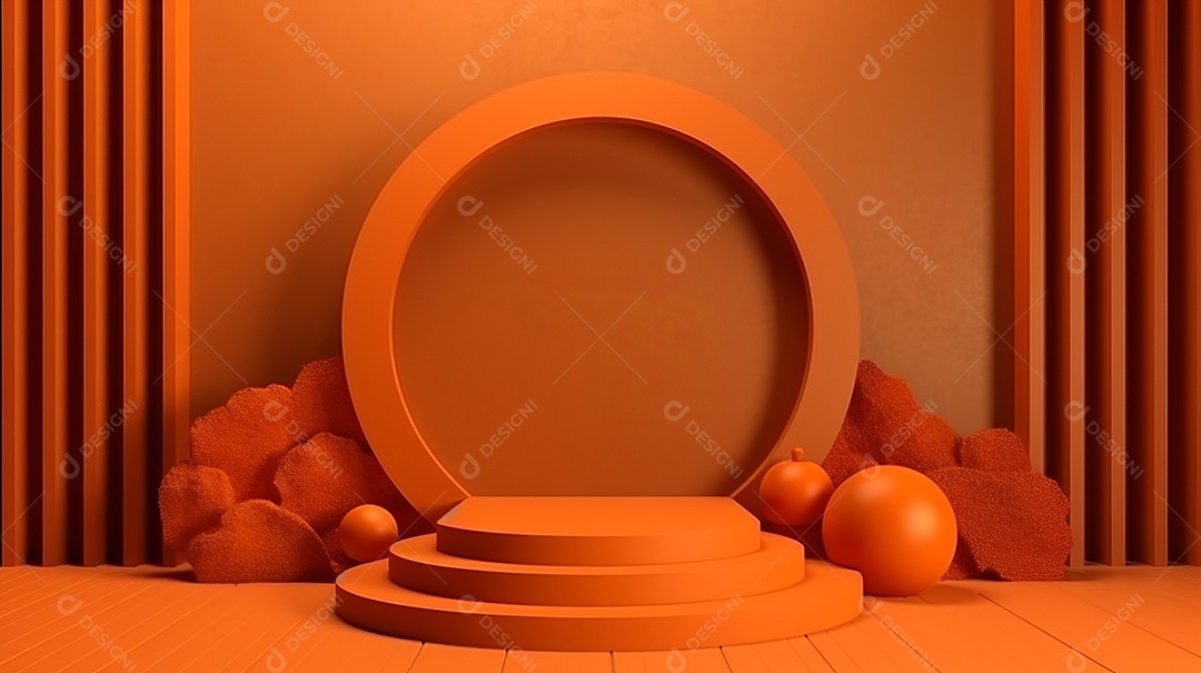 Cenário de Halloween.