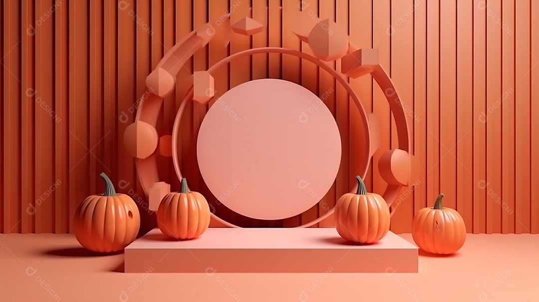 Cenário de Halloween.