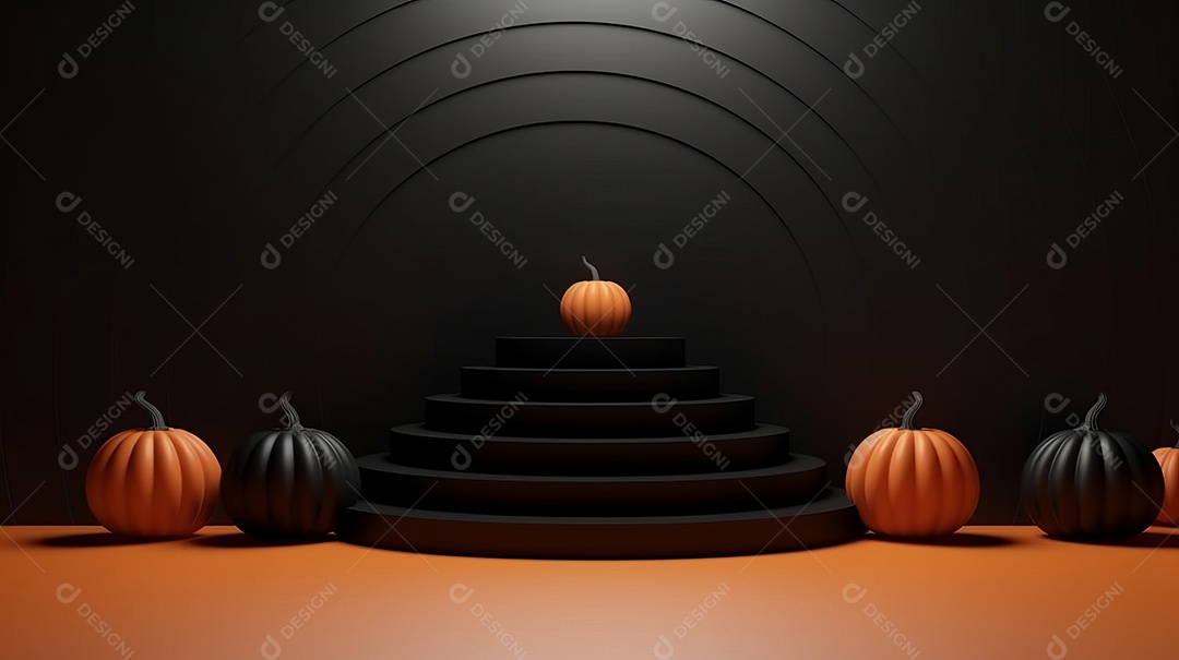 Cenário de Halloween.