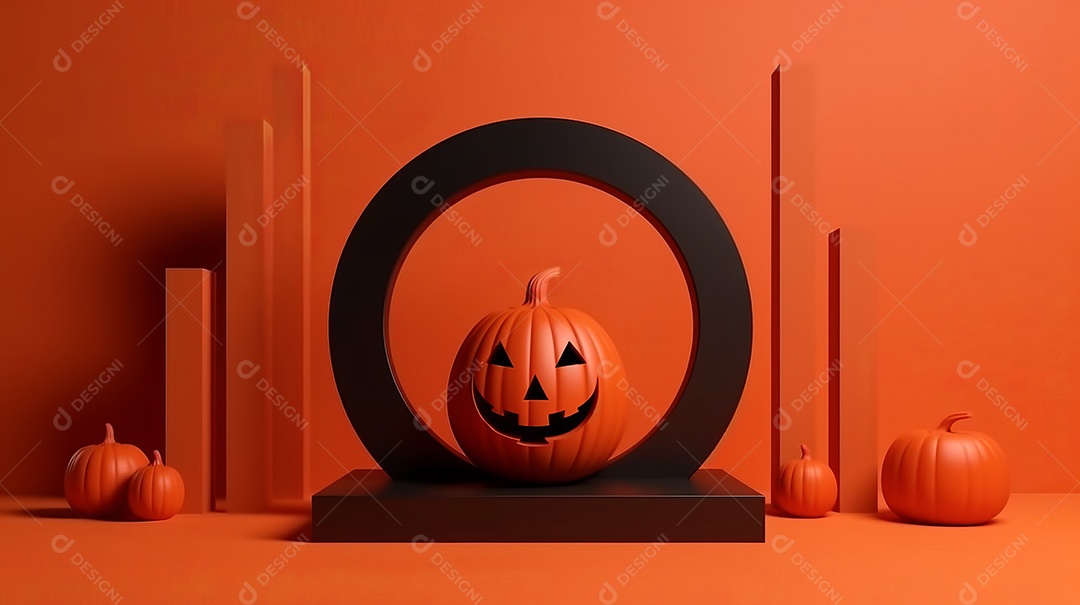 Cenário de Halloween.