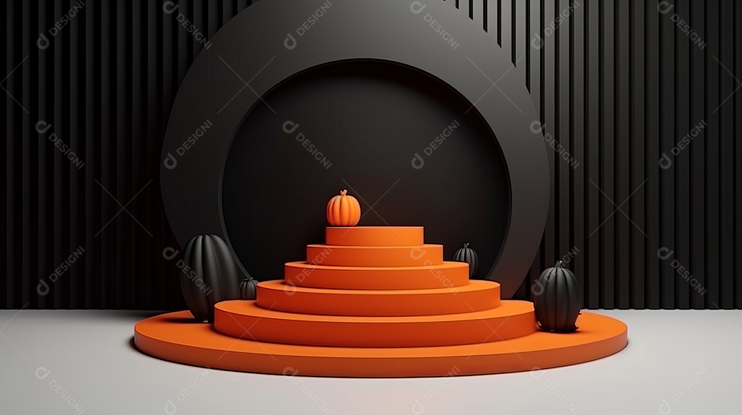 Cenário de Halloween.