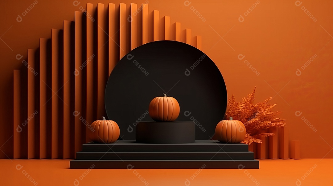 Cenário de Halloween.