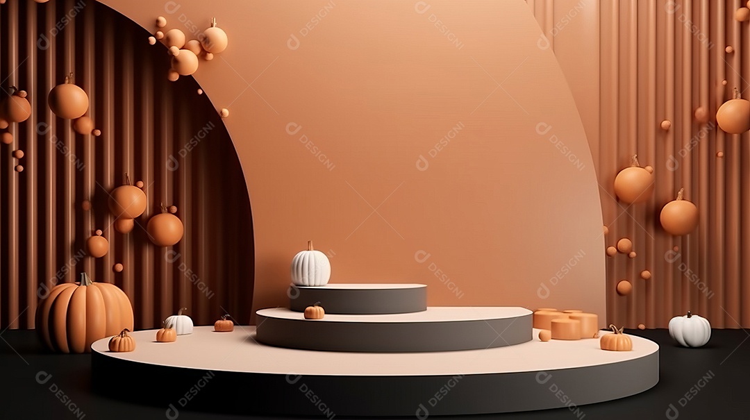 Cenário de Halloween.