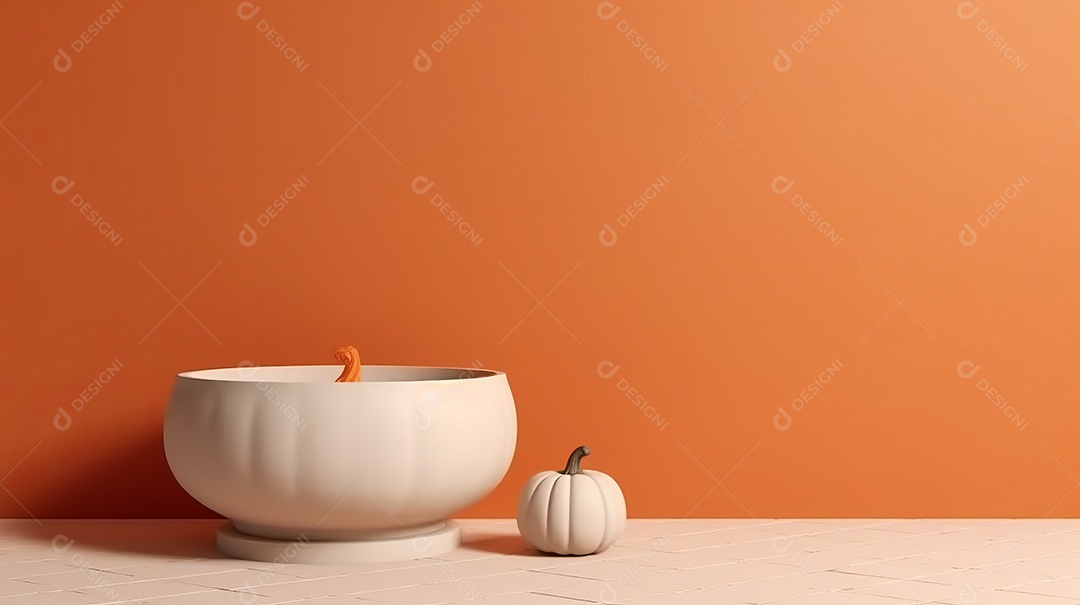 Cenário de Halloween.