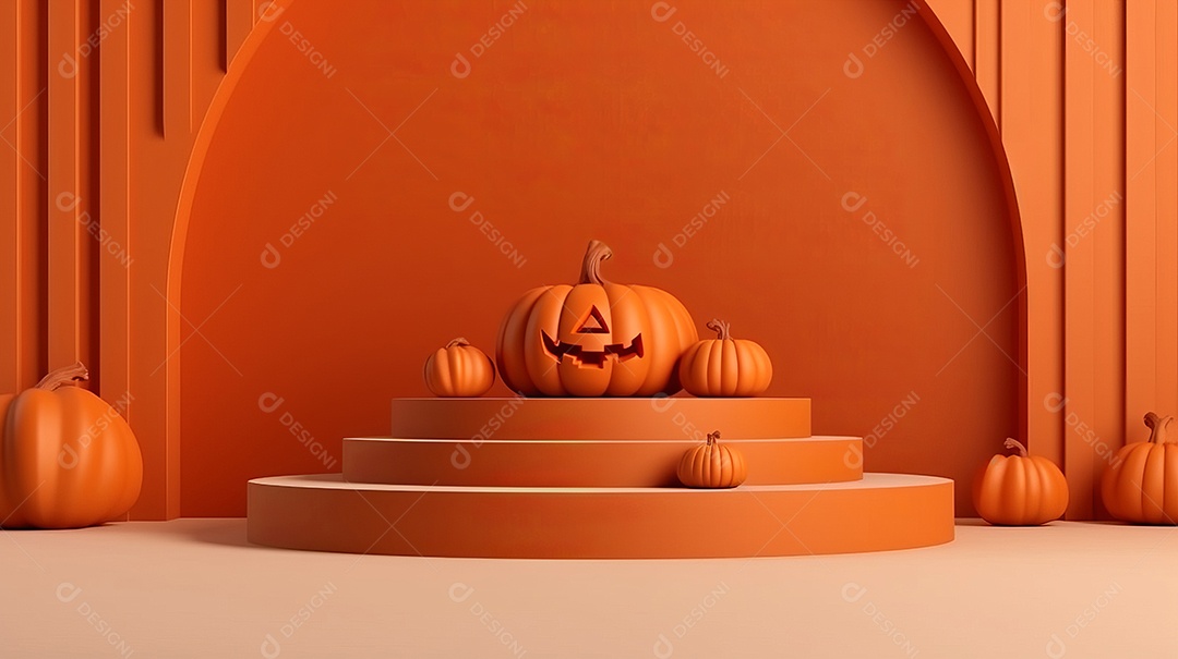 Cenário de Halloween.