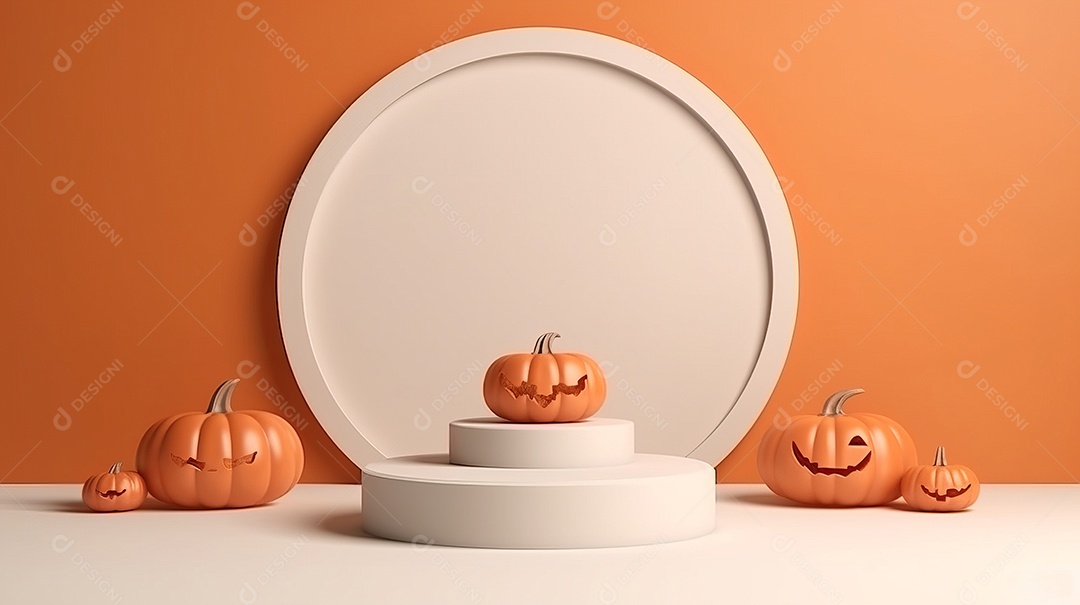 Cenário de Halloween.