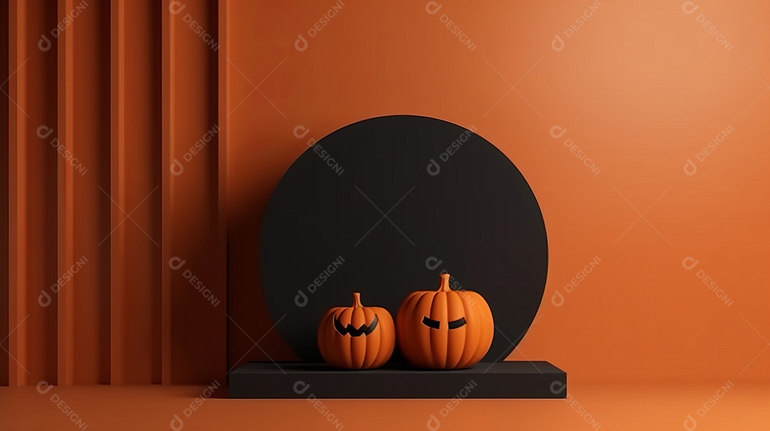 Cenário de Halloween.