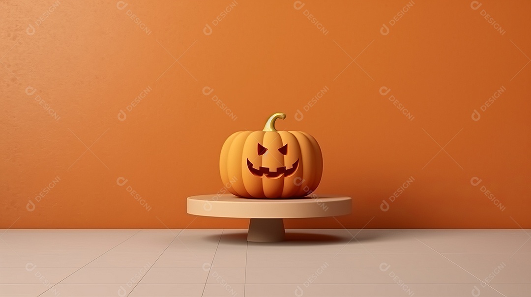 Cenário de Halloween.