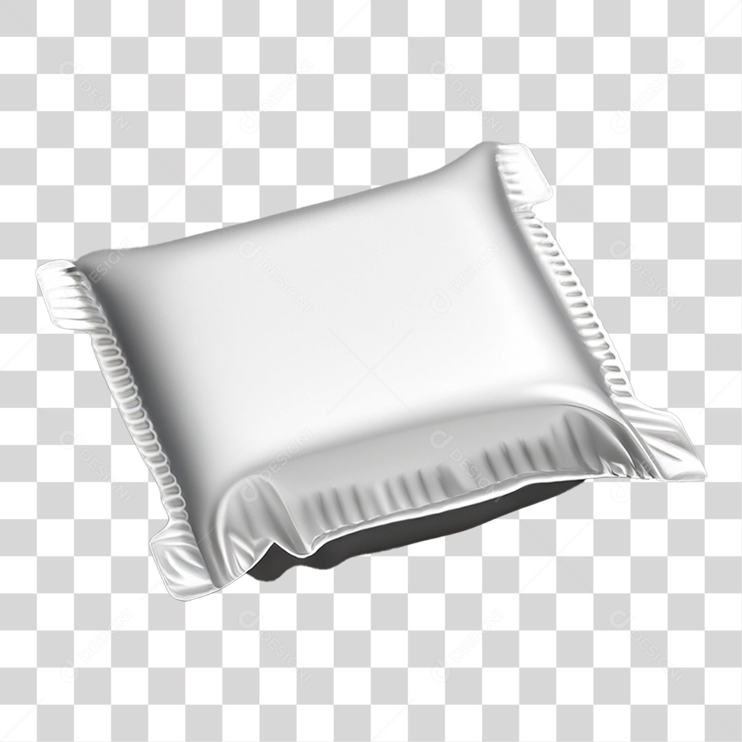 Elemento 3D Saco de Plástico Embalagens PNG Transparente