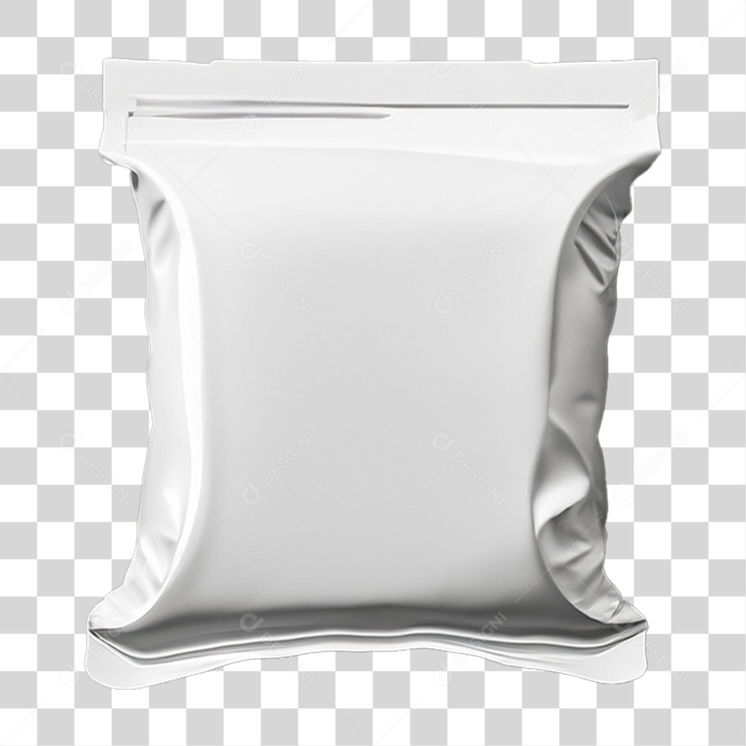 Elemento 3D Saco de Plástico Embalagens PNG Transparente