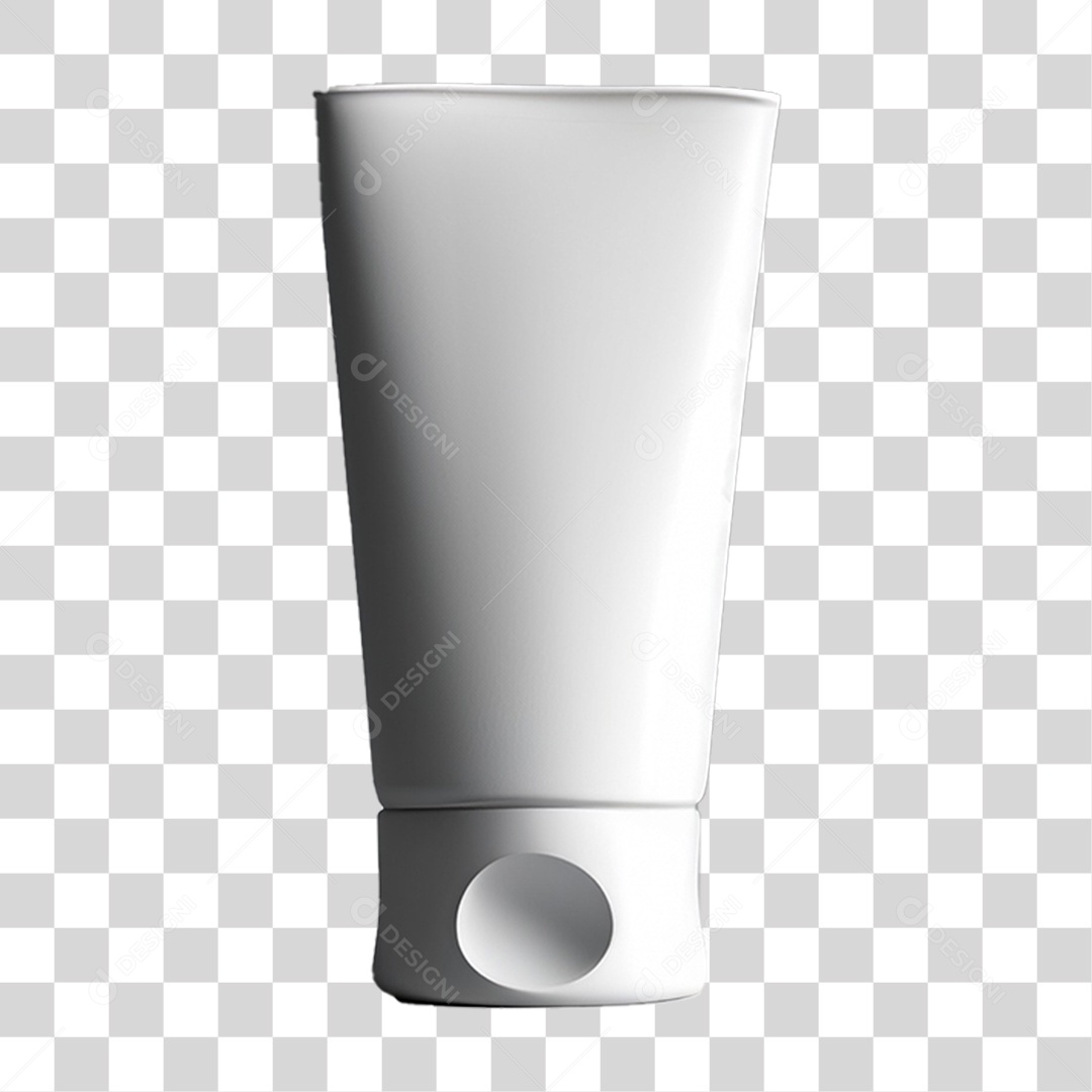 Elemento 3D Vidro de Hidratante para Composição PNG Transparente