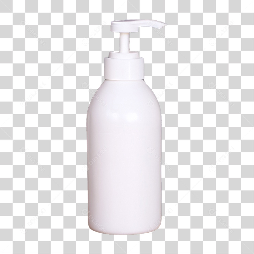 Elemento 3D Vidro de Hidratante para Composição PNG Transparente