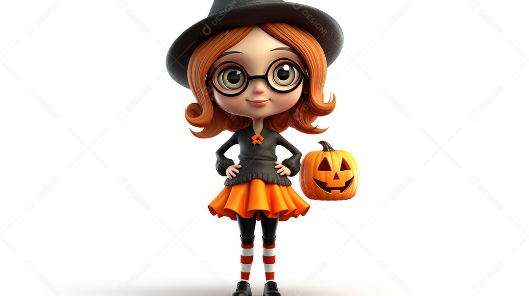 Personagem de halloween fantasiado.