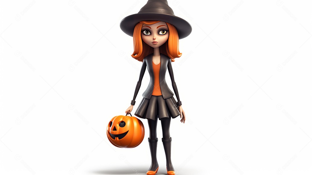 Personagem de halloween fantasiado.