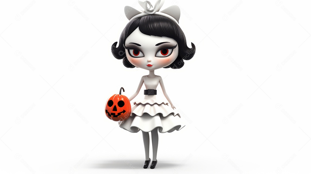 Personagem de halloween fantasiado.